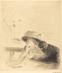Acabou! (prato grande) de Jean Louis Forain
