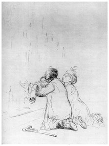 A exploração da Gruta, c1870-1930 1924 de Jean Louis Forain