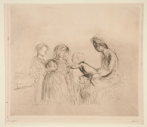 A Madonna e as Crianças de Jean Louis Forain