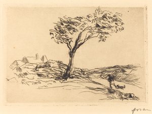 Paisagem nos arredores de Versalhes de Jean Louis Forain