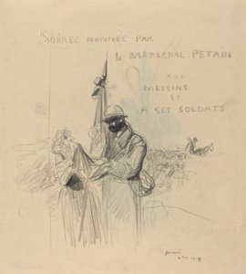 O Beijo da Bandeira, 1918. de Jean Louis Forain