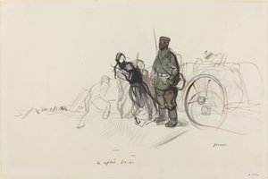 Le replis boche, c. 19141919. de Jean Louis Forain