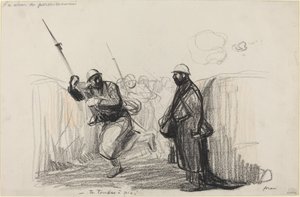 A devolução do titular. -Você está caindo! de Jean Louis Forain