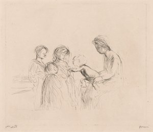 Madonna e filhos. de Jean Louis Forain