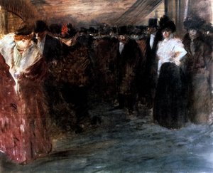 Auditório, 1895-1896 de Jean Louis Forain