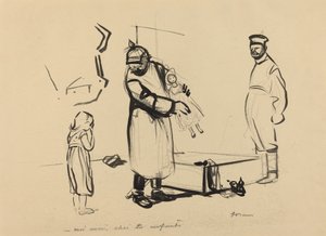 Nach Paris. -eu também, chai infantil, c. 19141919. de Jean Louis Forain