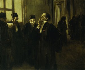 Cena do corredor do palácio; Cena do corredor no palácio, c.1905 de Jean Louis Forain