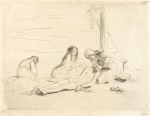 Pietà (primeiro prato) de Jean Louis Forain