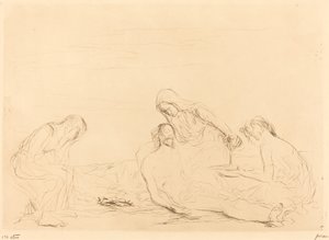 Pietà (terceiro prato) de Jean Louis Forain