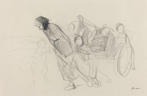 Refugiados, c. 19141919. de Jean Louis Forain