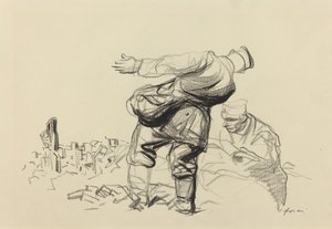 The Empire Destroys, The Republic Pays, provavelmente 1918. de Jean Louis Forain