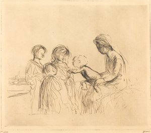 A Madona e as Crianças de Jean Louis Forain