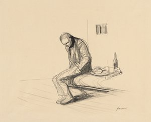 O homem que disparou contra Clemenceau, c. 1919 de Jean Louis Forain