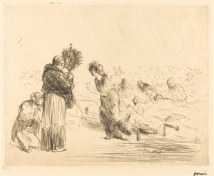 O Milagre diante do Santíssimo Sacramento (quarta placa) de Jean Louis Forain