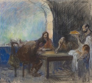 A Ceia em Emaús de Jean Louis Forain