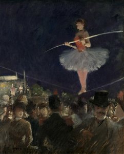 Caminhante de corda apertada, c.1885 de Jean Louis Forain