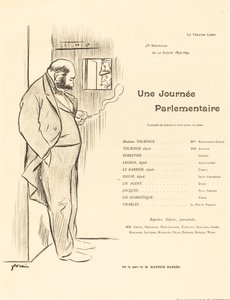 Um dia parlamentar de Jean Louis Forain