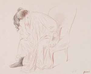 Mulher sentada de Jean Louis Forain