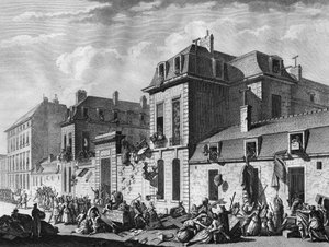 Revolução francesa: saque do hotel de Castries, rue de Varenne no 7º arrondissement de Paris