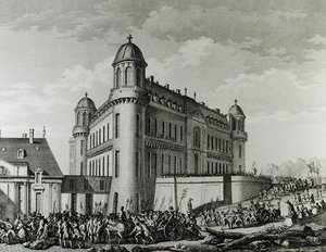 Canhões de Chantilly para Paris, 9 de agosto de 1789 de Jean Louis Prieur