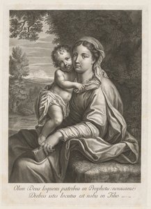 Madona e Criança. de Jean Louis Roullet