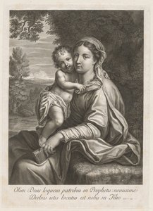 Madonna e criança de Jean Louis Roullet