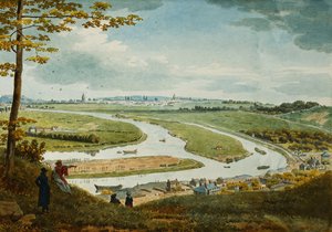 Uma vista de Paris e do Sena de Saint-Cloud, de Jean Lubin Vauzelle