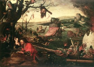 Paisagem com a parábola de São Cristóvão, início do século XVI