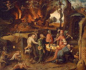Tentação de Santo António, de Jan Mandyn (cerca de 1500-1560)