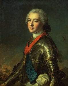 Retrato de Louis Jean Marie de Bourbon, Duque de Penthievre (óleo sobre tela) de Jean Marc (studio of) Nattier