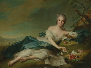 Retrato de Henrietta em Flora, 1742
