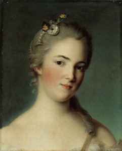 Retrato de Marie-Geneviève Boudrey. de Jean Marc Nattier