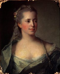 Retrato de uma senhora, 1757. de Jean Marc Nattier