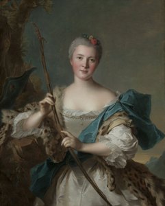 Retrato de uma mulher como Diana, 1752