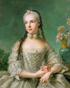 Rococo : Retrato da Princesa Isabel de Parma (1741-1763), Arquiduquesa da Áustria par Nattier, Jean-Marc (1685-1766)