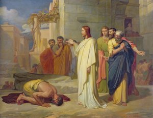 Jesus curando o leproso, 1864