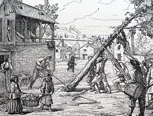 O plantio do Maypole
