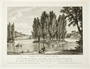 Túmulo de Jean Jacques Rousseau de Jean Michel Moreau
