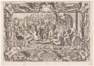 Adoração dos Reis de Jean Mignon (attributed to)