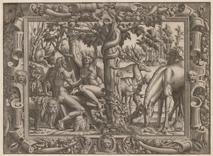 A Tentação de Eva, c. 15451547.