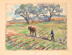 A planície de Bormes, Var de Jean Misceslas Peske