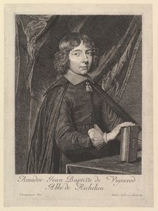 Amador Jean-Baptiste de Vignerod, abade de Richelieu. de Jean Morin