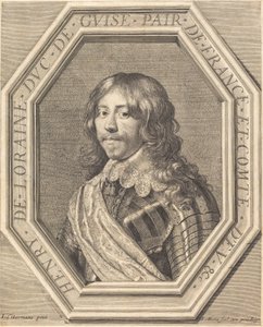 Henrique de Lorena, Duque de Guise de Jean Morin after Justus Sustermans