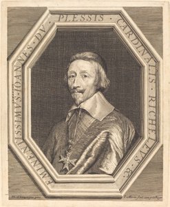 Cardeal Richelieu de Jean Morin after Philippe de Champaigne