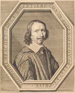 Theophile Brachet de la Milletiere de Jean Morin after Philippe de Champaigne