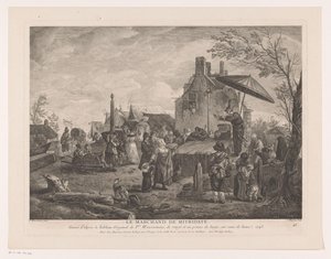Teatro da Aldeia
Le Marchand de Mitridate (título sobre o objecto)
Impressões após pinturas de Philips Wouwerman (título da série)
Oeuvres de Ph.pe Wouwermans Hollandois (título da série)