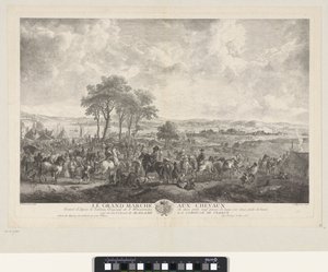 Grote paardenmarkt O grande mercado de cavalos (título no objeto)