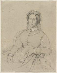 Madame Hippolyte Flandrin (Aimee Ancelot) de Jean Paul Flandrin