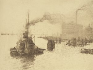 Porto, 1904 (ponto de seca)