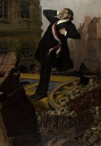 Morte do deputado Alphonse Baudin em 3 de dezembro de 1851, 1902. de Jean Paul Laurens